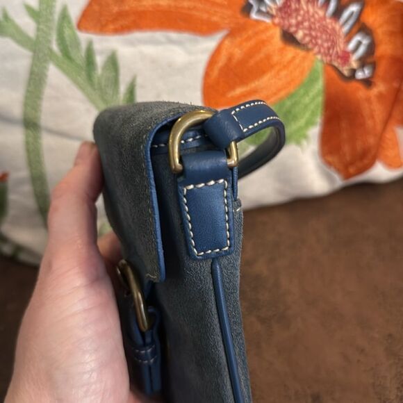 VINTAGE COACH SOHO MINI POUCH BUCKLE BAG SUEDE LEATHER W/HANGTAG STYLE #4332 GVC - Picture 13 of 17